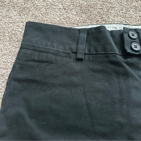 Vintage Y2K Lee Black Chino Mid Rise Straight Leg Pants Women’s Size 12 Petite - Picture 3 of 13